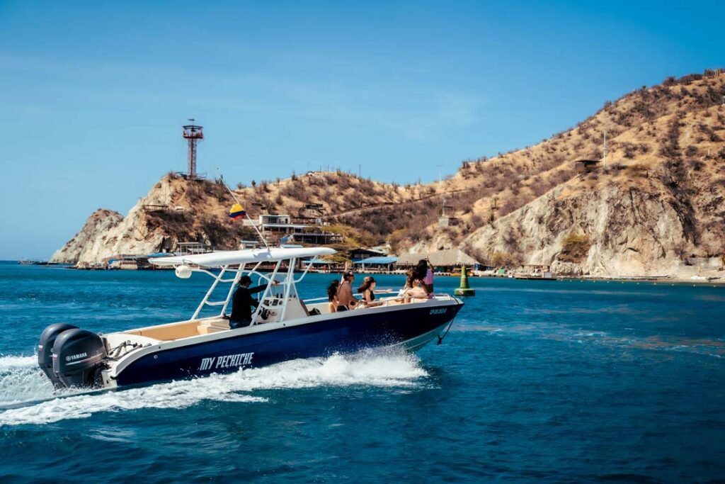 alquiler de yates en santa marta